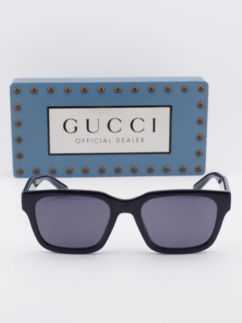 Gucci GG1857SK 003 Square Men Sunglasses - Blue